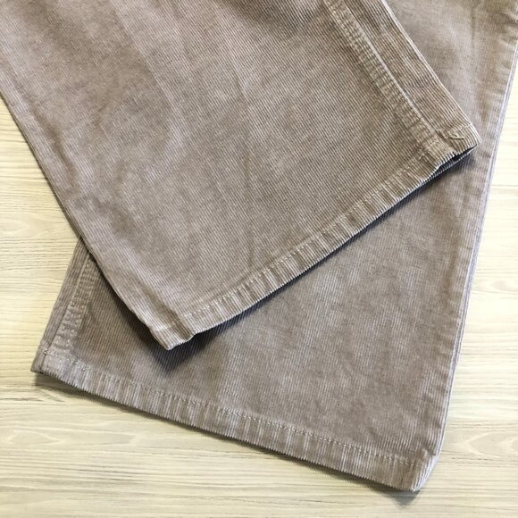 St Johns Bay Womens Corduroy Pants Comfort Waist Cord Oatmeal Tan Plus Size 22W - Picture 10 of 11